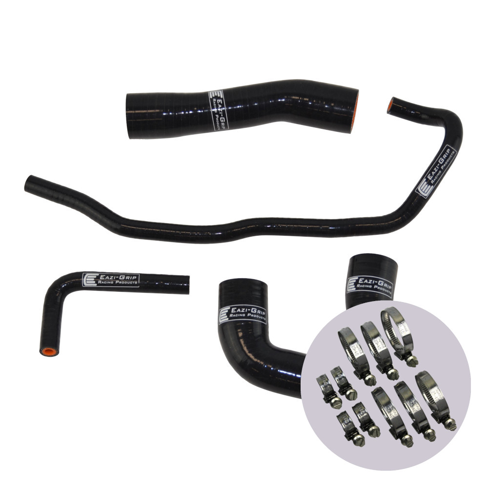 Eazi-Grip Silicone Hose and Clip Kit for BMW S1000RR M1000RR, black