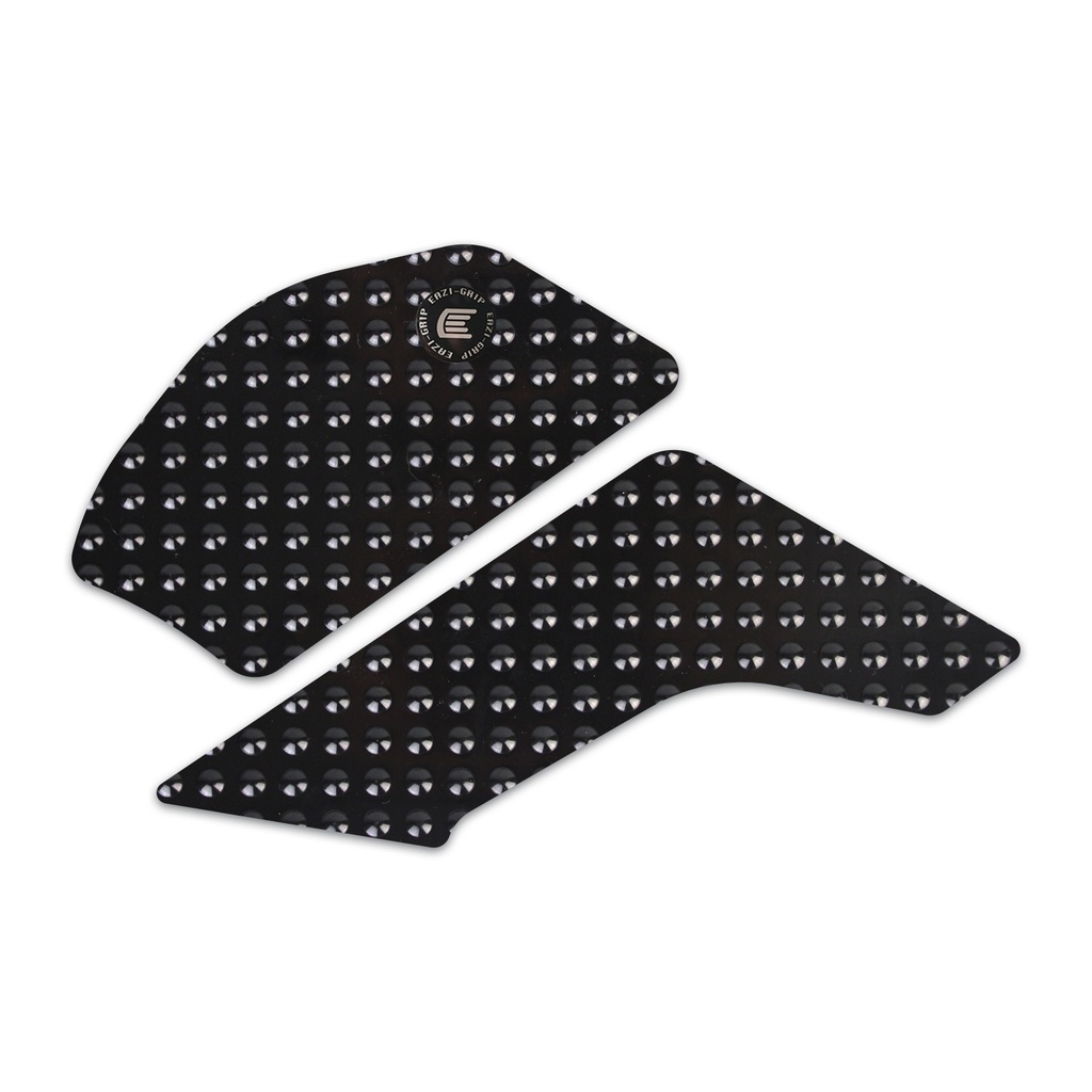 [EVOQJM002BL] Eazi-Grip EVO Tank Grips for QJMOTOR SRK 800, clear or black (Black)