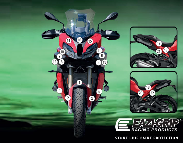 [GUARDBMW009] Eazi-Guard Paint Protection Film for BMW S1000XR 2020, gloss or matte (Gloss)