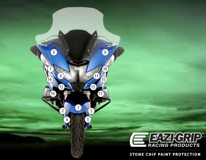 [GUARDBMW014] Eazi-Grip Paint Protection Film for BMW R1250RT 2021, gloss or matte (Gloss)
