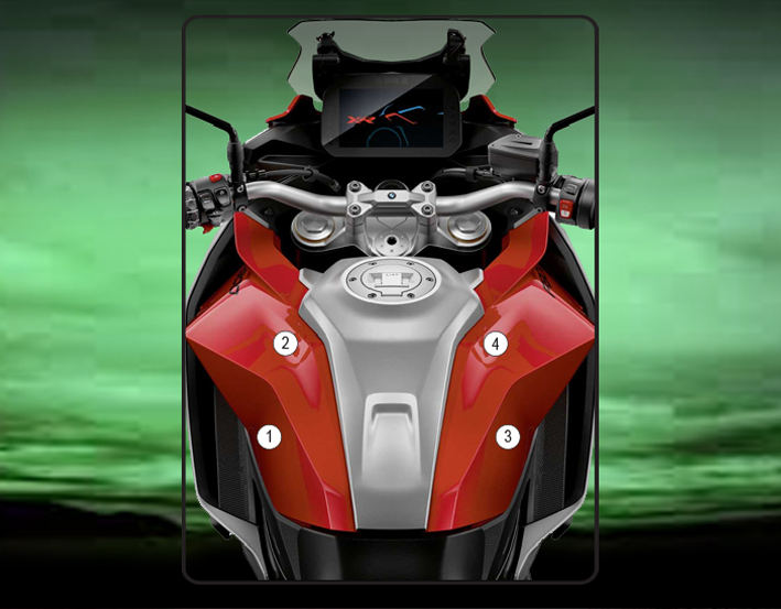 Eazi-Grip Tank Protection Film for BMW F900XR 2020, gloss or matte