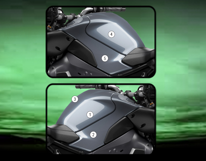 [TANKYAM001] Eazi-Guard Tank Protection Film for Yamaha MT-10, gloss or matte (Gloss)