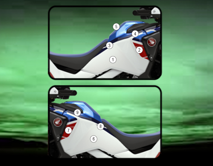 Eazi-Grip Tank Protection Film for Honda Africa Twin Adventure Sports