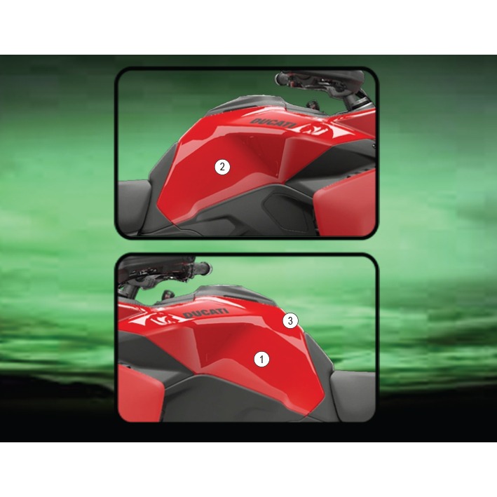 Eazi-Grip Tank Protection Film for Ducati Multistrada V2