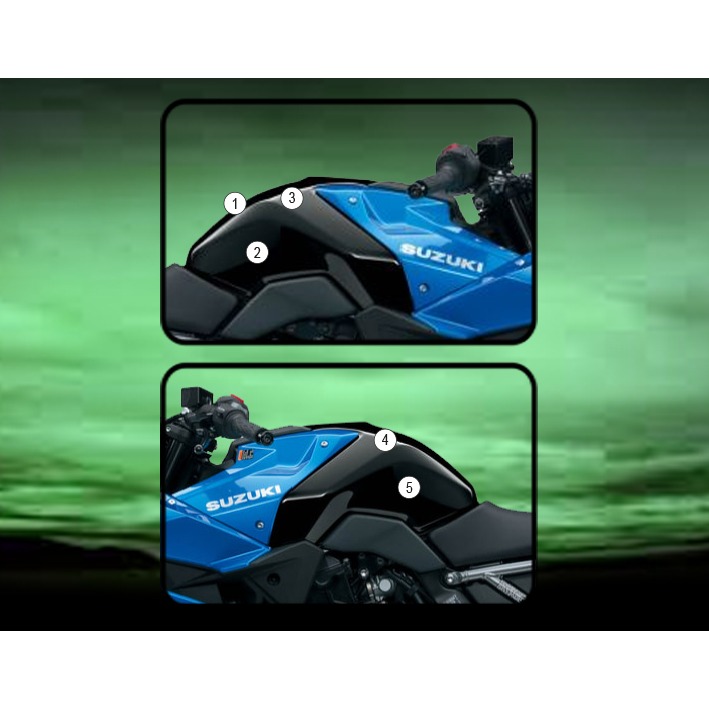 Eazi-Grip Tank Protection Film for Suzuki GSX-8 R S
