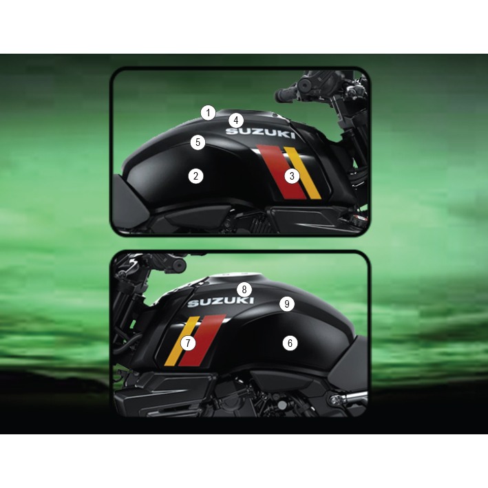 Eazi-Grip Tank Protection Film for Suzuki GSX-8 T TT