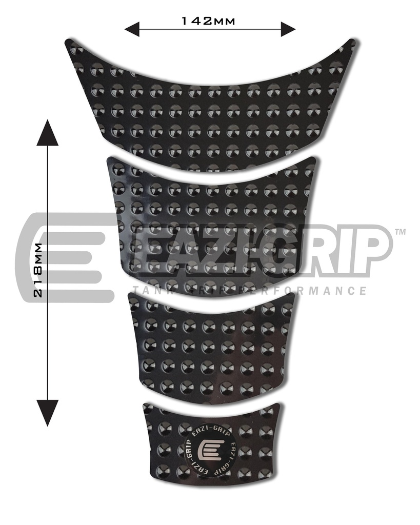 Eazi-Grip EVO Centre Tank Pad A 142mm x 218mm, clear or black