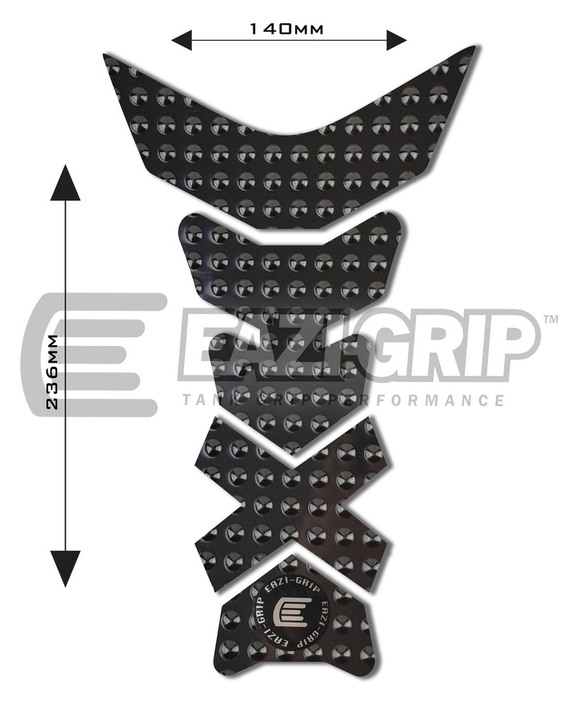 Eazi-Grip EVO Centre Tank Pad C 140mm x 236mm, clear or black