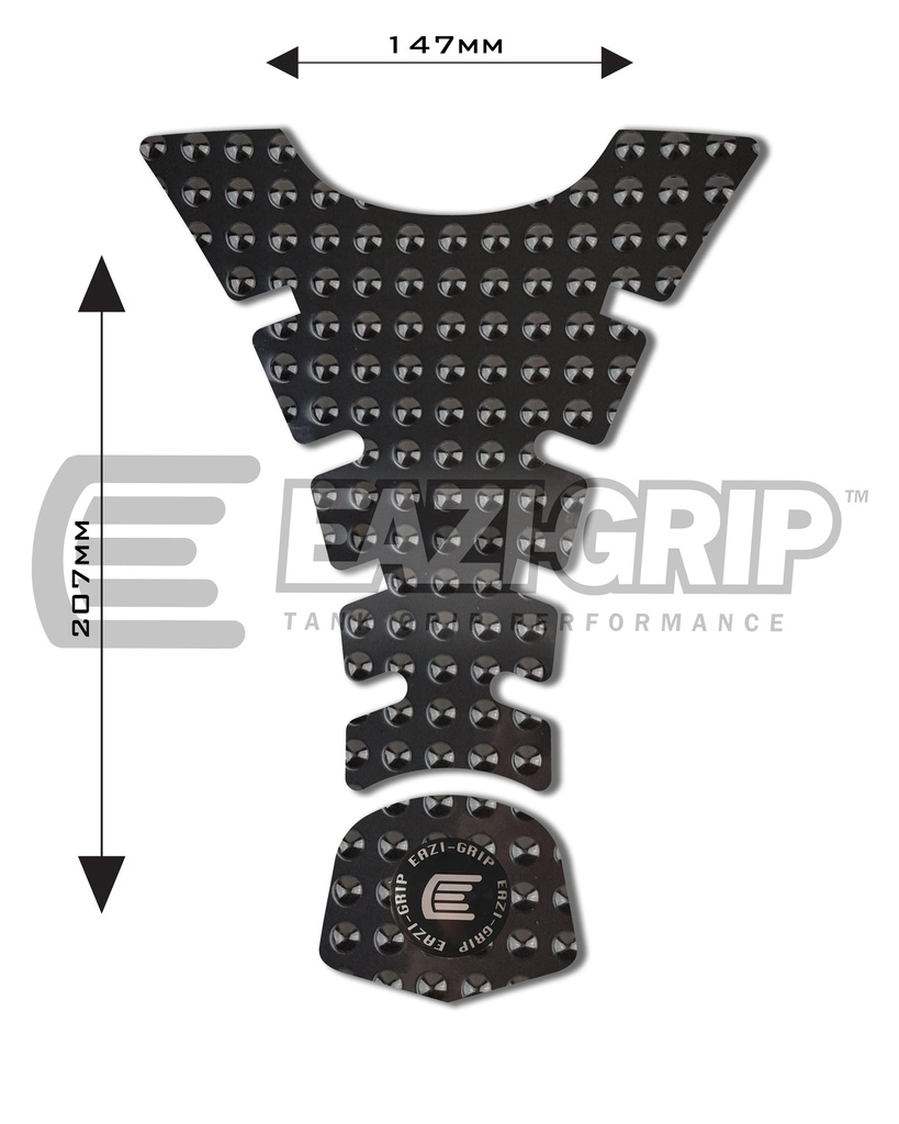 Eazi-Grip EVO Centre Tank Pad H 147mm x 207mm, clear or black