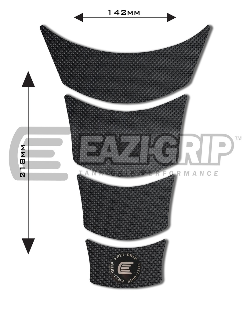 Eazi-Grip PRO Centre Tank Pad A 142mm x 218mm, clear or black